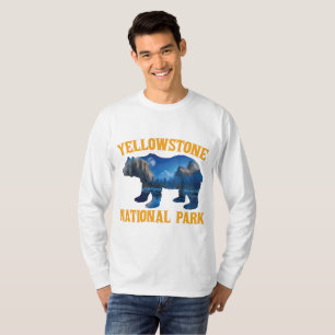 Vintage Yellowstone National Park Bear Wyoming T-Shirt