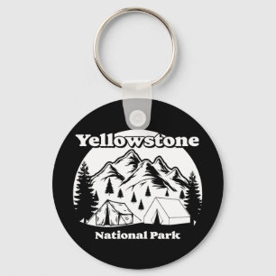 Vintage Yellowstone National Park Key Ring