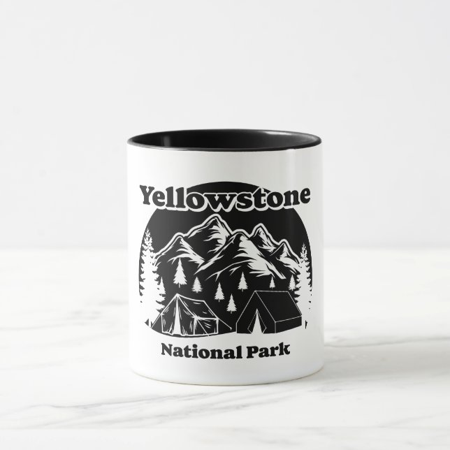 Vintage Yellowstone National Park Mug (Center)