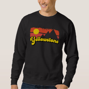 Vintage Yellowstone National Park Retro 80's US Pa Sweatshirt