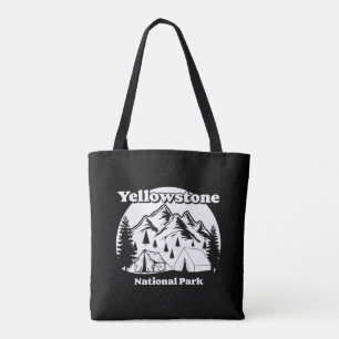 Vintage Yellowstone National Park Tote Bag