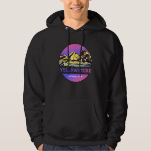 Vintage Yellowstone Retro National Park Souvenir Hoodie