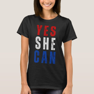 Vintage Yes She Can Kamala Harris 2024 Elections T-Shirt