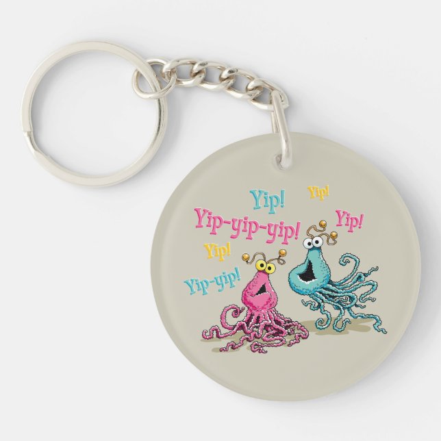 Vintage Yip-Yips Key Ring (Front)
