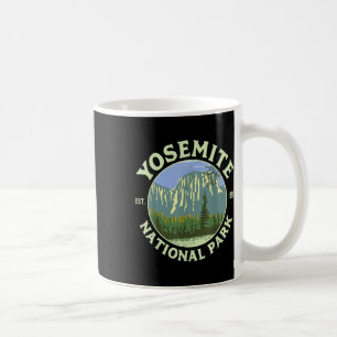 Vintage Yosemite National Park Ca California Hikin Coffee Mug