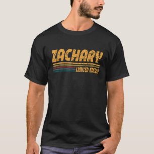 Vintage Zachary First Name Retro Groovy Personal Z T-Shirt