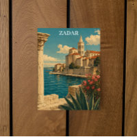 Vintage Zadar Croatia Adria Coast Travel