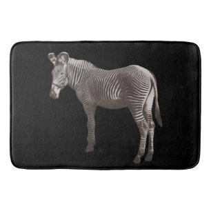 Vintage Zebra Bath Mat