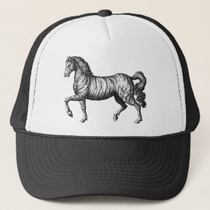 Vintage Zebra Trucker Hat