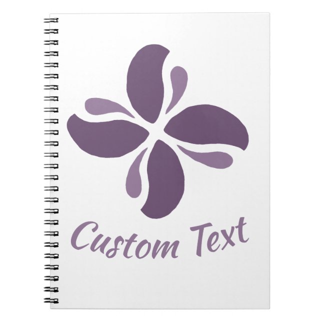 Vintage Zen Echo Lilac Kiss Notebook (Front)