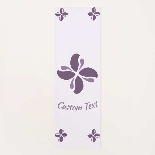 Vintage Zen Echo Lilac Kiss Yoga Mat (Front)