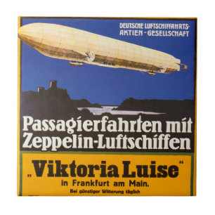 Vintage Zeppelin Viktoria Luise Tile