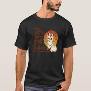 Vintage Zero Fox Given Pun Animal Furry 2 T-Shirt