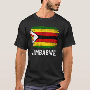 Vintage Zimbabwe Flag For Zimbabwean T-Shirt