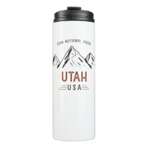 Vintage Zion National Park Thermal Tumbler