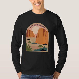 Vintage Zion National Park Utah Mount Zion Camping T-Shirt