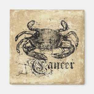 Vintage Zodiac Cancer Magnet