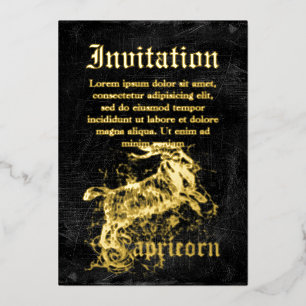 Vintage Zodiac Capricorn