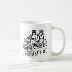 Vintage Zodiac Gemini Coffee Mug