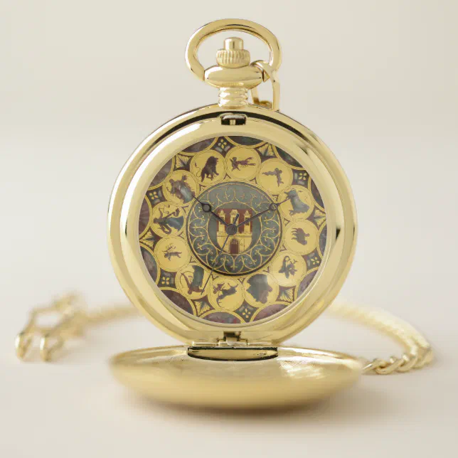 Zodiac pocket watch on sale