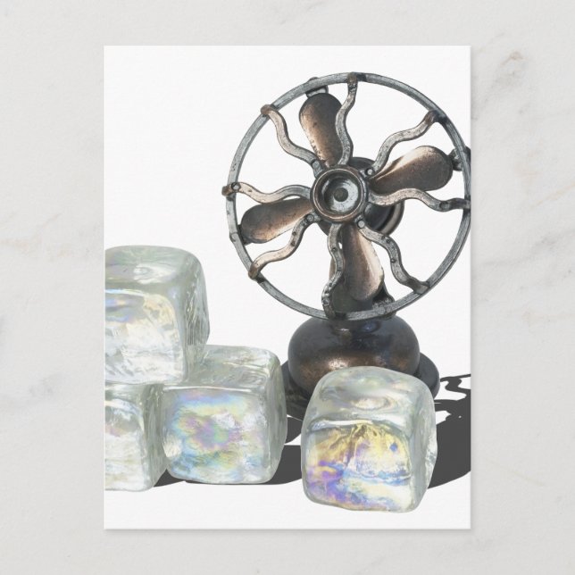 VintageFanAndIce083114 copy Postcard (Front)