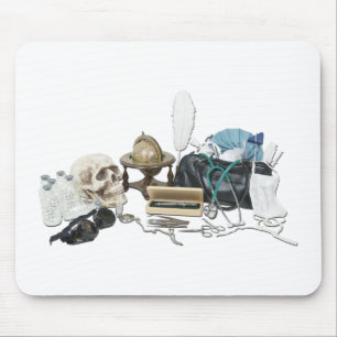 VintageMedicalDeskItems070111 Mouse Pad