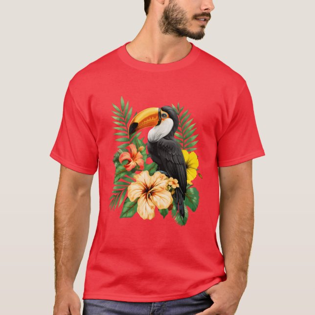 vintageoucan birds toucan boy T-Shirt (Front)