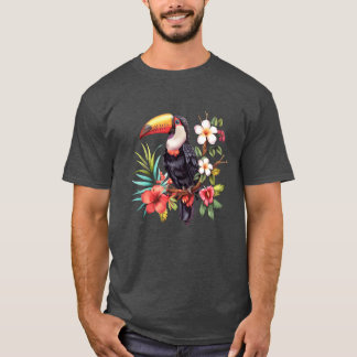 vintageoucan birds toucan funny T-Shirt