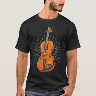 Vintages Cellist Player  Musician Orchestra Musica T-Shirt
