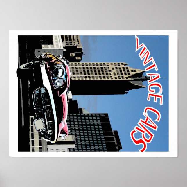 VintageTBirdPoster Poster (Front)