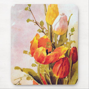 VintageTulips Mousepad