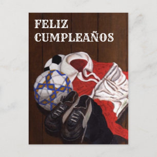 Vintball Soccer FELIZ CUMPLEAÑOS Card