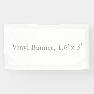 Vinyl 1.6' x 3' banner