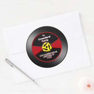 Vinyl 45 Record Label Family Address