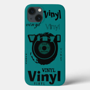 VINYL 45 RPM Record 1965 Teal iPhone 13 Case