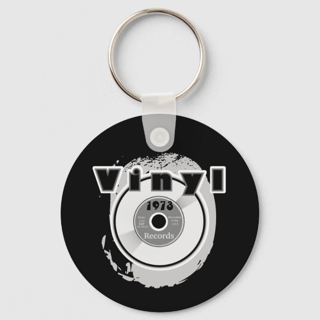 VINYL 45 RPM Record 1973 Key Ring (Front)