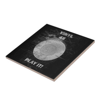 VINYL 45 RPM Record Ceramic Tile