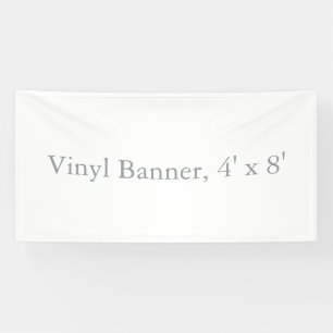 Vinyl 4' x 8' banner