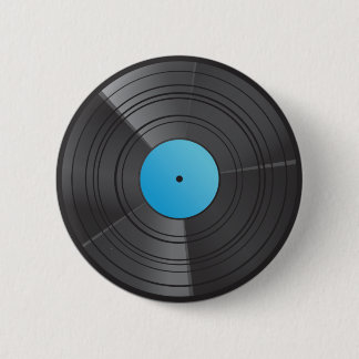 Vinyl Button Blue