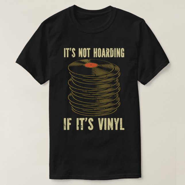 Vinyl Clothing Men Women Vinyl Records T-Shirt (Design Front)