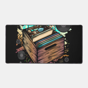 Vinyl Crate Music Desk Mat