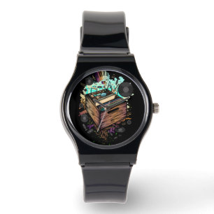 Vinyl Crate Music Watch