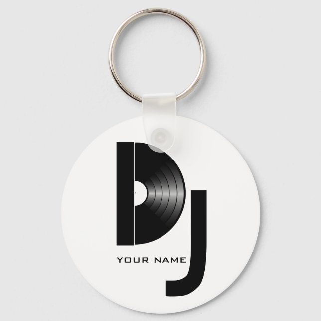 Vinyl DJ Key Ring (Front)
