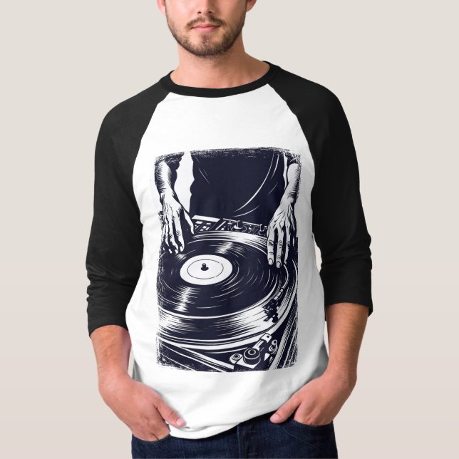 Vinyl DJ T-Shirt (Front)