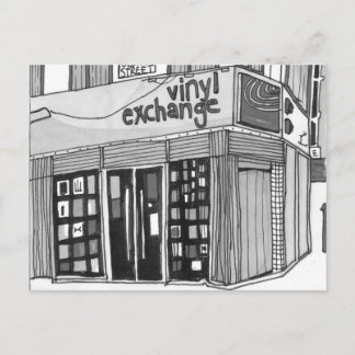 Vinyl Exchange Manchester Postcard