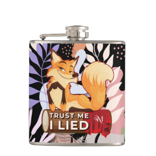 Vinyl Flask 6oz : Trust Me (black)