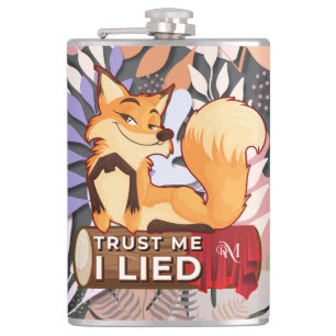 Vinyl Flask 8oz : Trust Me (grey)