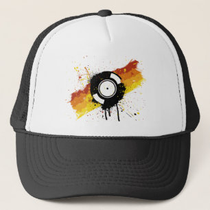 Vinyl Graffiti Trucker Hat