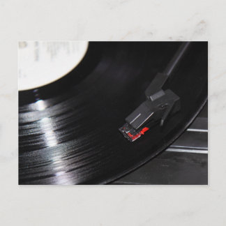 Vinyl is not dead postcard
