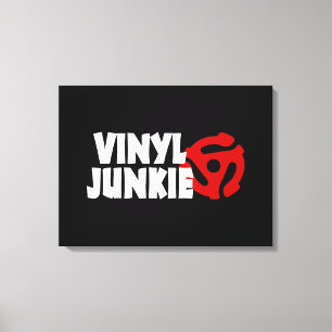 Vinyl Junkie Canvas Print